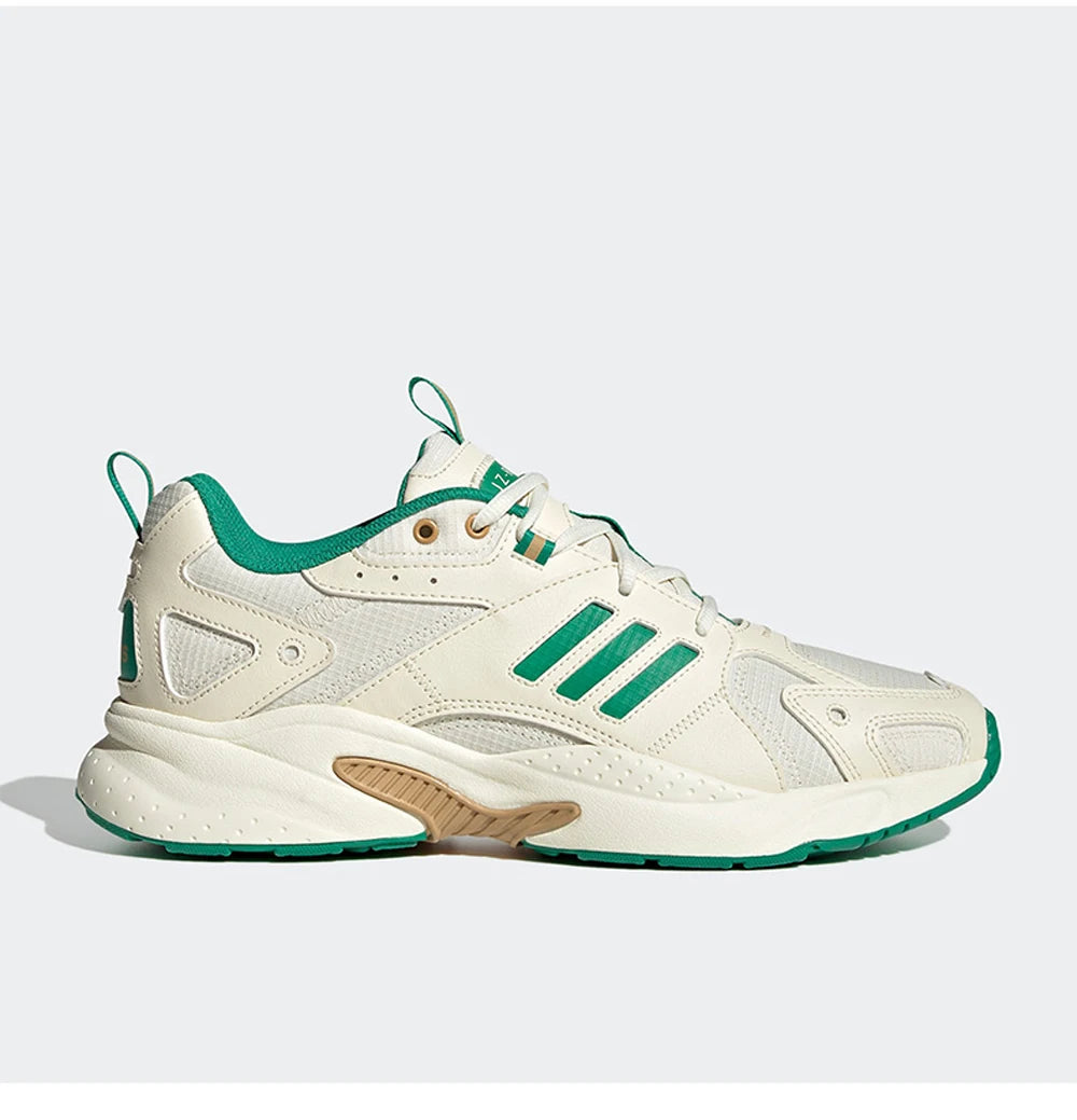 Adidas JZ RUNNER Retro – Baskets Unisexe Respirantes avec Accents Verts