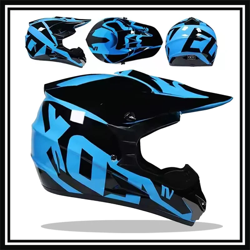 Casque de motocross pour jeunes – léger et sûr pour tout-terrain, karting, descente et vélo de cross