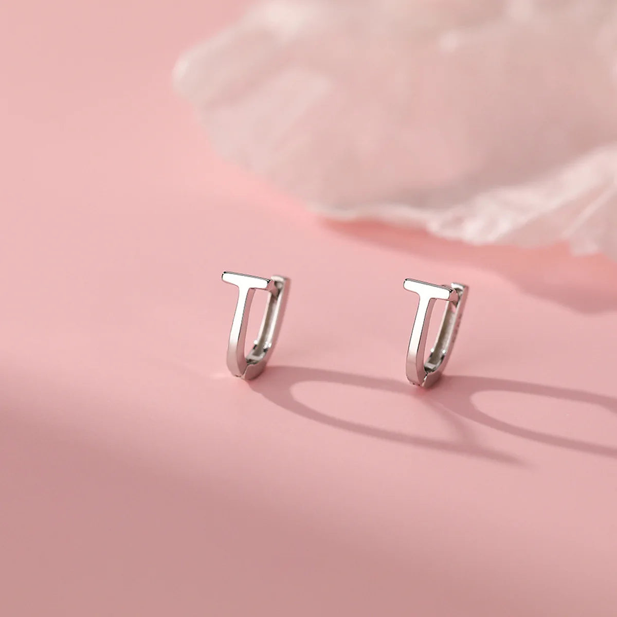 Boucles d'oreilles en argent Sterling 925 en forme de T, charmantes, Style minimaliste, cadeau de fête, bijoux fins pour femmes, nouvelle collection