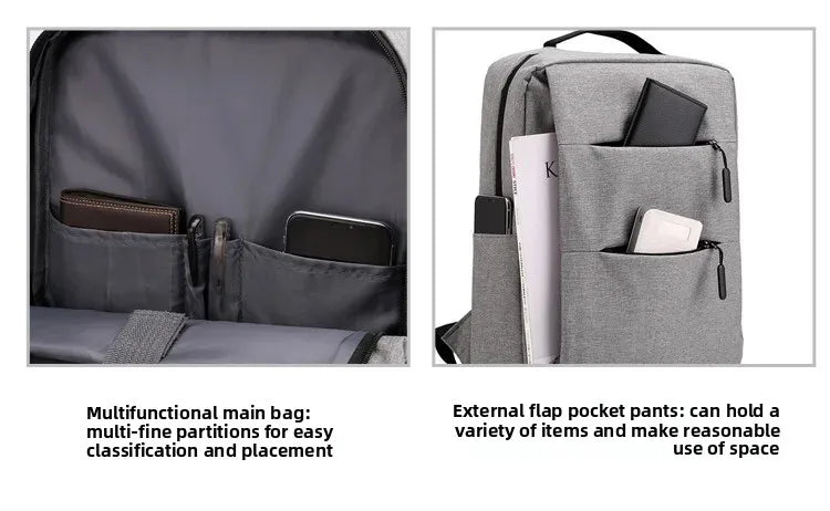 Sac à Dos Business Unisexe en Nylon 20-35L – Élégant et Durable