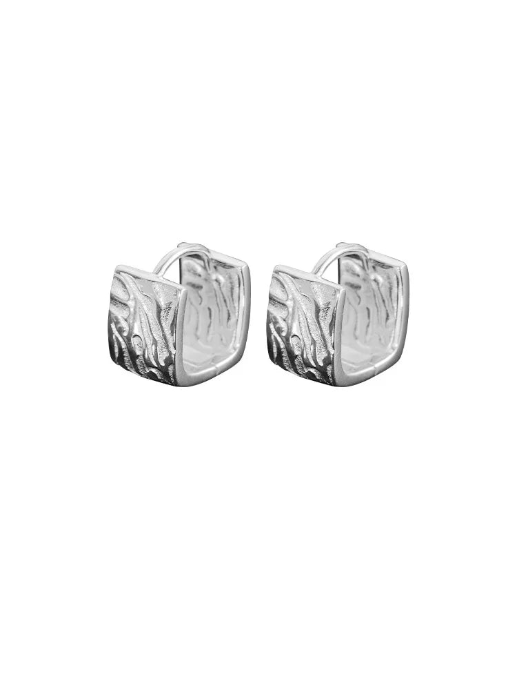 REETI 925 boucles d'oreilles en argent Sterling boucles d'oreilles carrées géométriques pour femmes cadeau boucles d'oreilles bijoux de mode cadeau