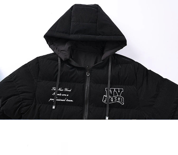 Veste Homme Hiver – Zippée avec Capuche Détachable, Épaisse et Confortable