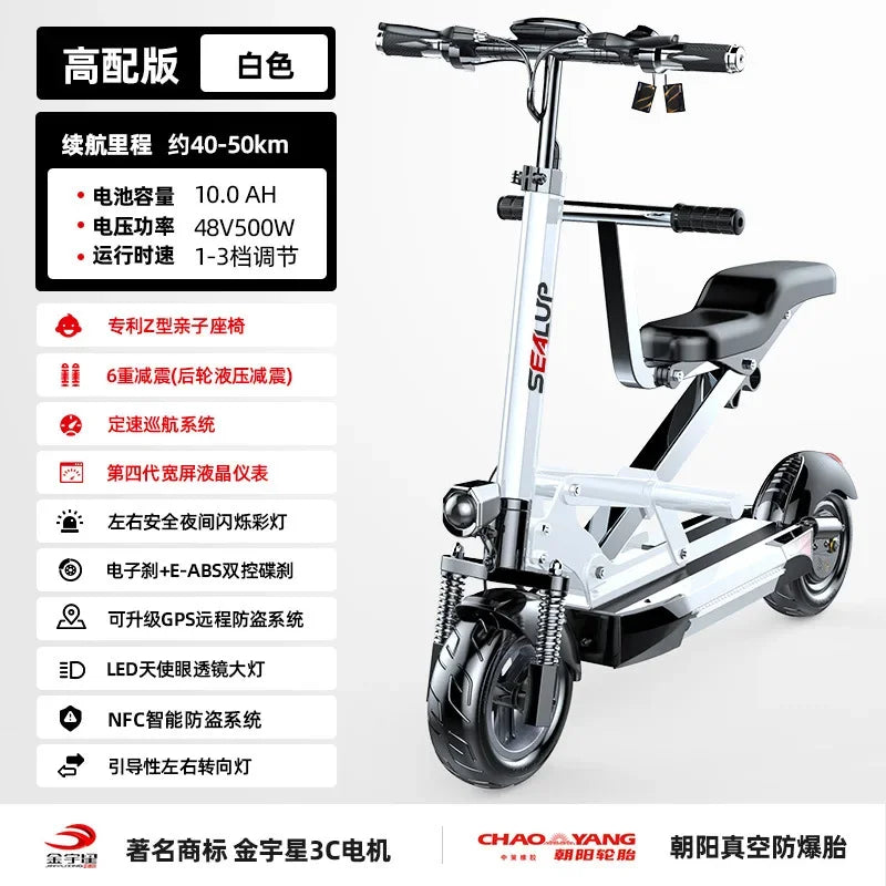 FGoldable Electric 400W haute performance - scooter éléctrique
