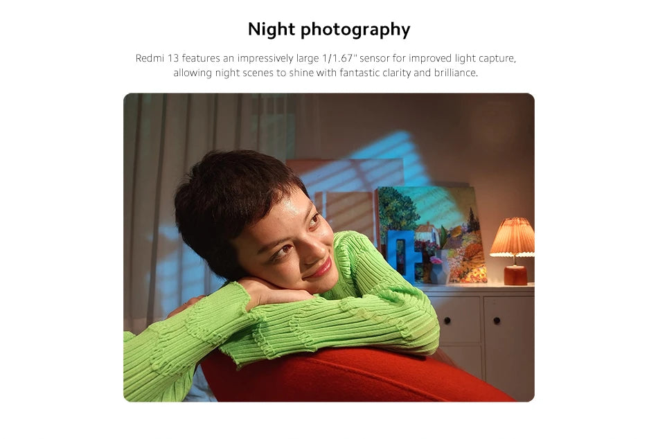 Xiaomi Redmi 13 : Capturez chaque détail avec 108MP