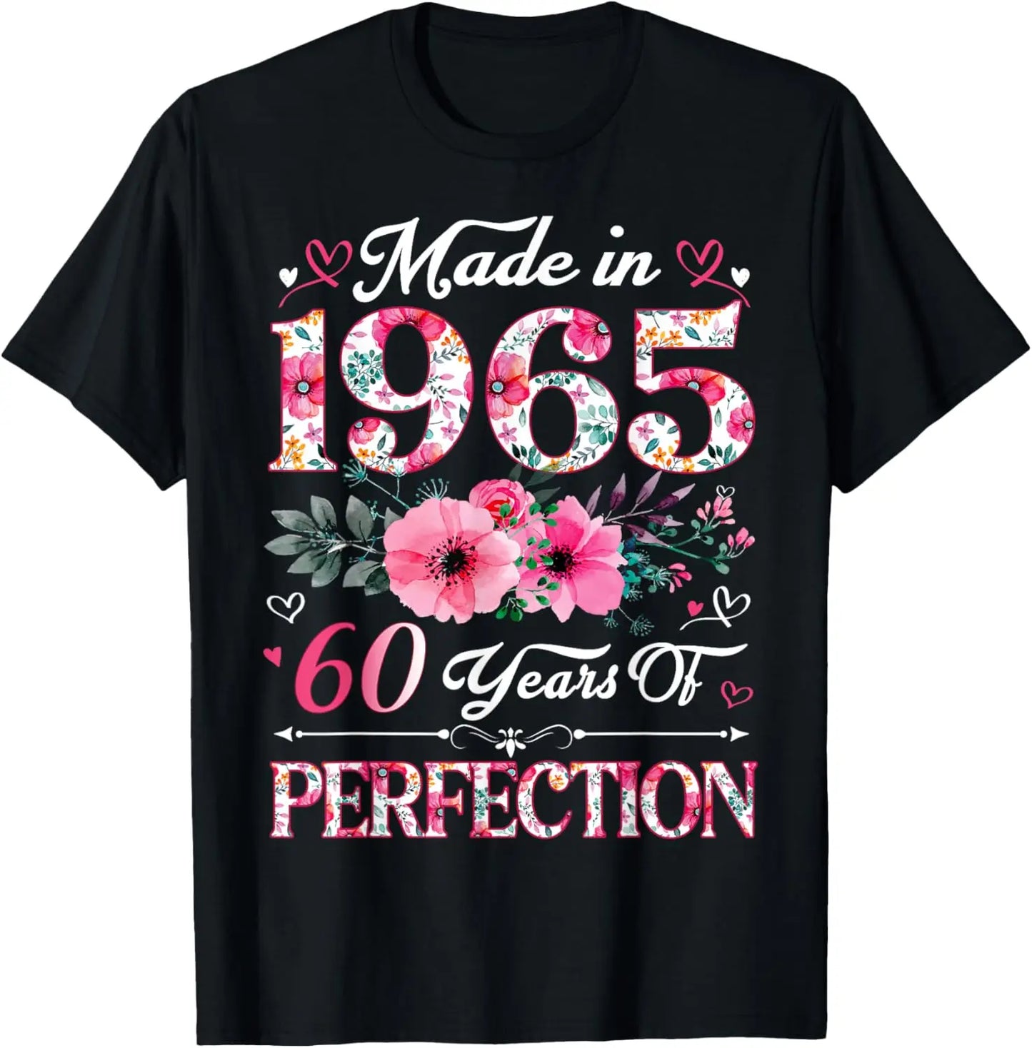 T-shirt Vintage 60 ans – Voiture 1965, Unisexe, Manche Courte, Cadeau Homme