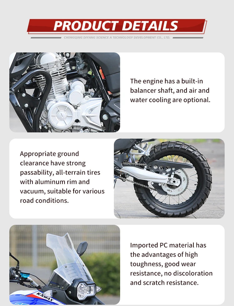 đïž KAMAX 250cc â Adventure Sportsbike / Moto Sportive