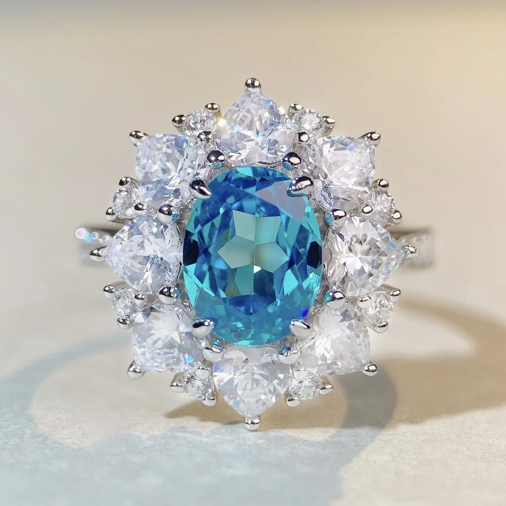 💍 Bague Femme en Platine avec Diamants – Style Classique