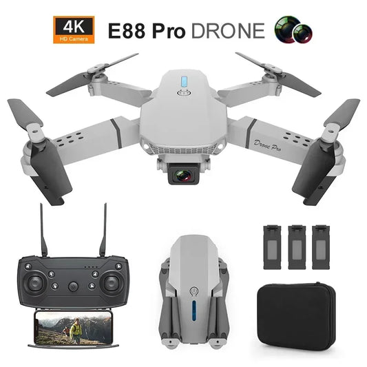 E88 Pro - Drone WIFI FPV avec Caméra HD 4K