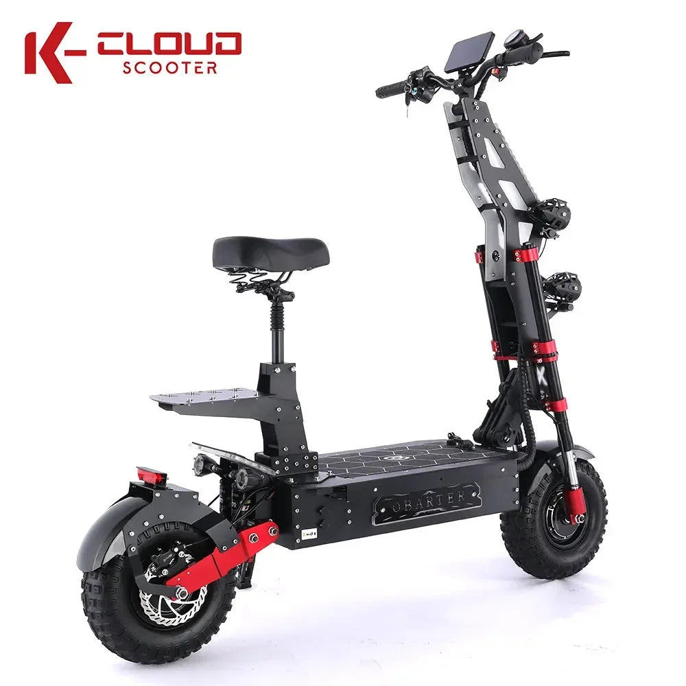 X7 Electric Scooter 8000W Dual Motor 60V 60Ah Battery Top Speed 90 km/h Max Range 140 km Foldable 14 Inch Tires Waterproof