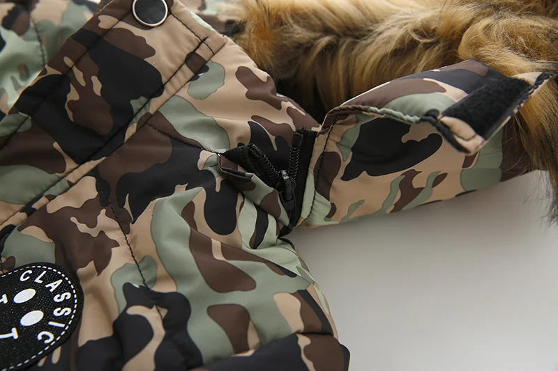 🧒 Doudoune Hiver pour Garçons – Parka Chaude 2025