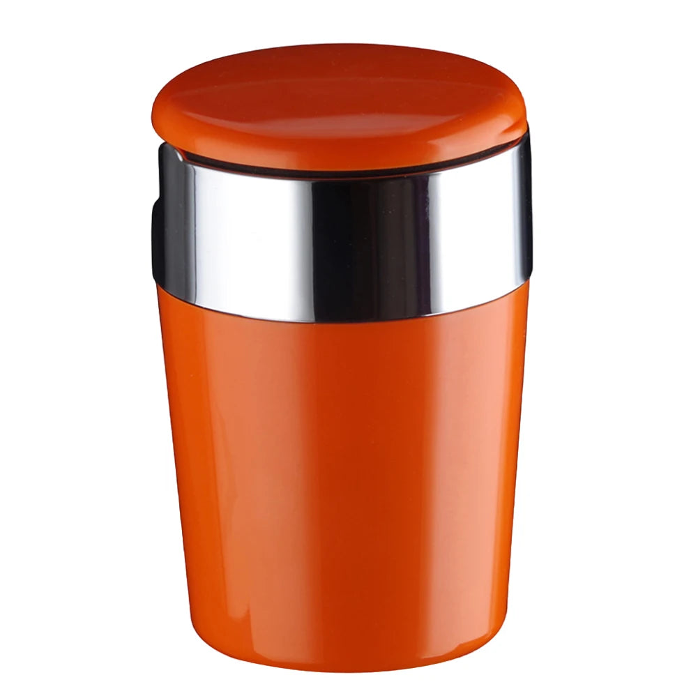 Cendrier de voiture avec couvercle cendrier Portable cendrier à cigarettes anti-odeur avec Double trou de fumée Mini poubelle de voiture pour le bureau à domicile
