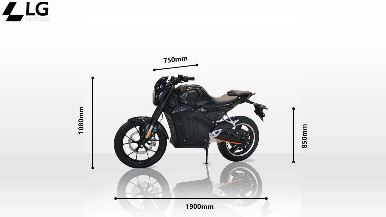 Moto électrique LEGOU V9 – 72V, 3000W/5000W/8000W, 140 km d’autonomie, 110 km/h 🚀