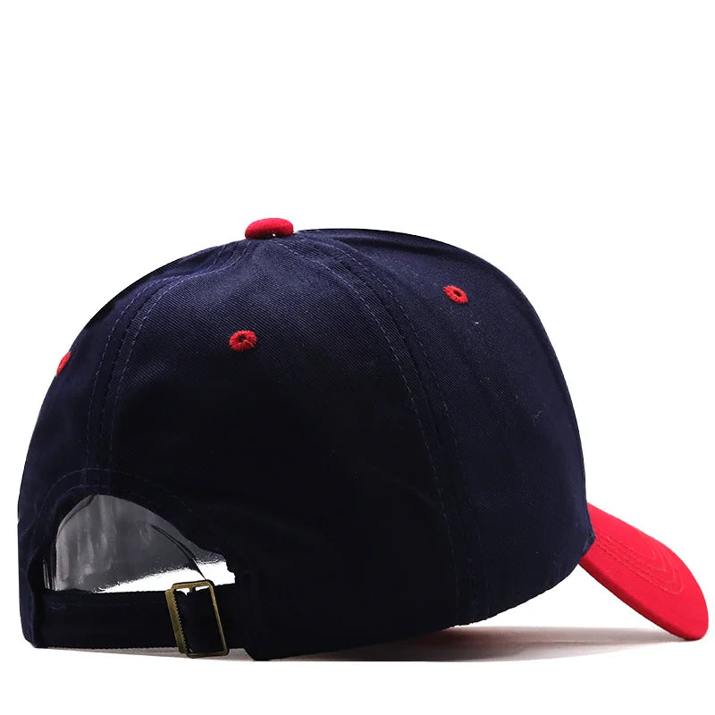 Casquette Baseball Drapeau Américain Unisexe Coton Broderie USA Hip Hop Snapback