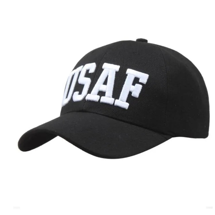 Casquette Baseball Lettre Police Unisexe Réglable Chapeau Camionneur Golf Sport