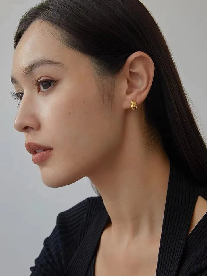Boucles d'oreilles coréennes en argent Sterling 925, tempérament Simple, exquis, tendance, bijoux Sexy, cadeau