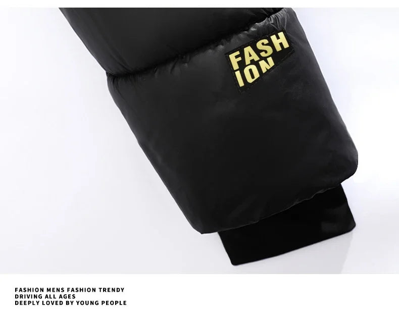 Parka d'hiver pour hommes, manteaux de luxe, mode, nouvelle Section, décontracté, épais, en coton, vêtements d'extérieur, coupe-vent, vestes chaudes, 2023