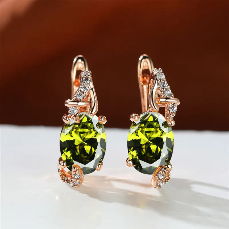 Boucles d'Oreilles promenales en Clip Bleu pour Femme, Bijou de Mariage, Mystique, Multicolore, Zcomprend sur réinitialisation