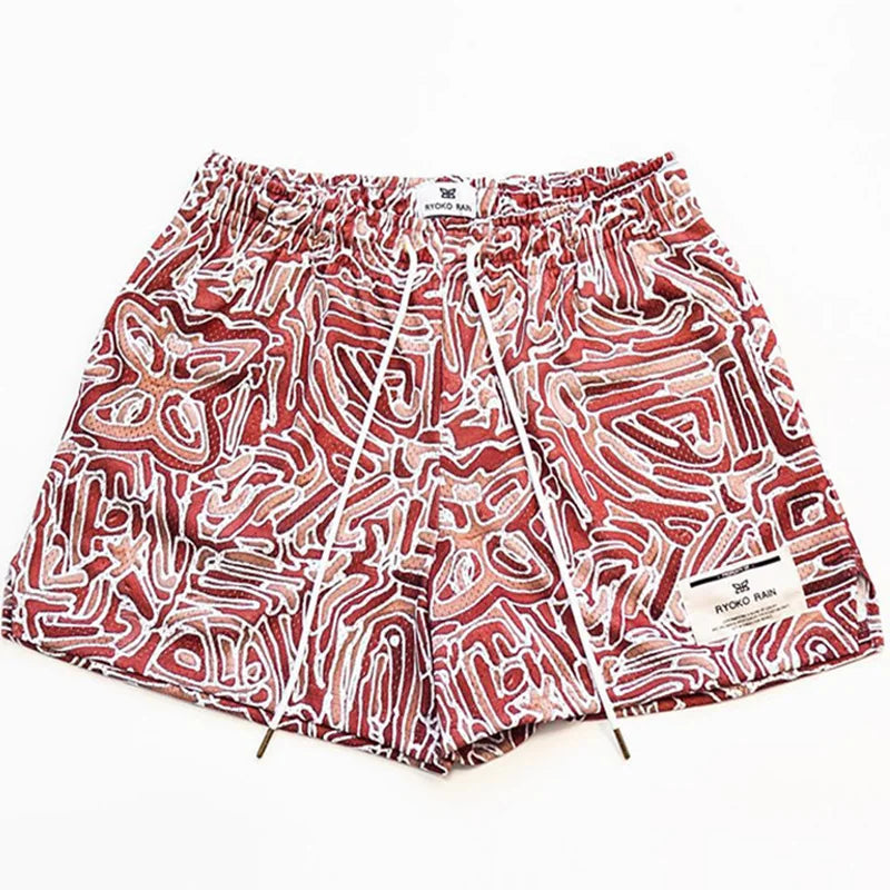 Shorts d'été unisexes, idéaux pour la plage et les activités décontractées.