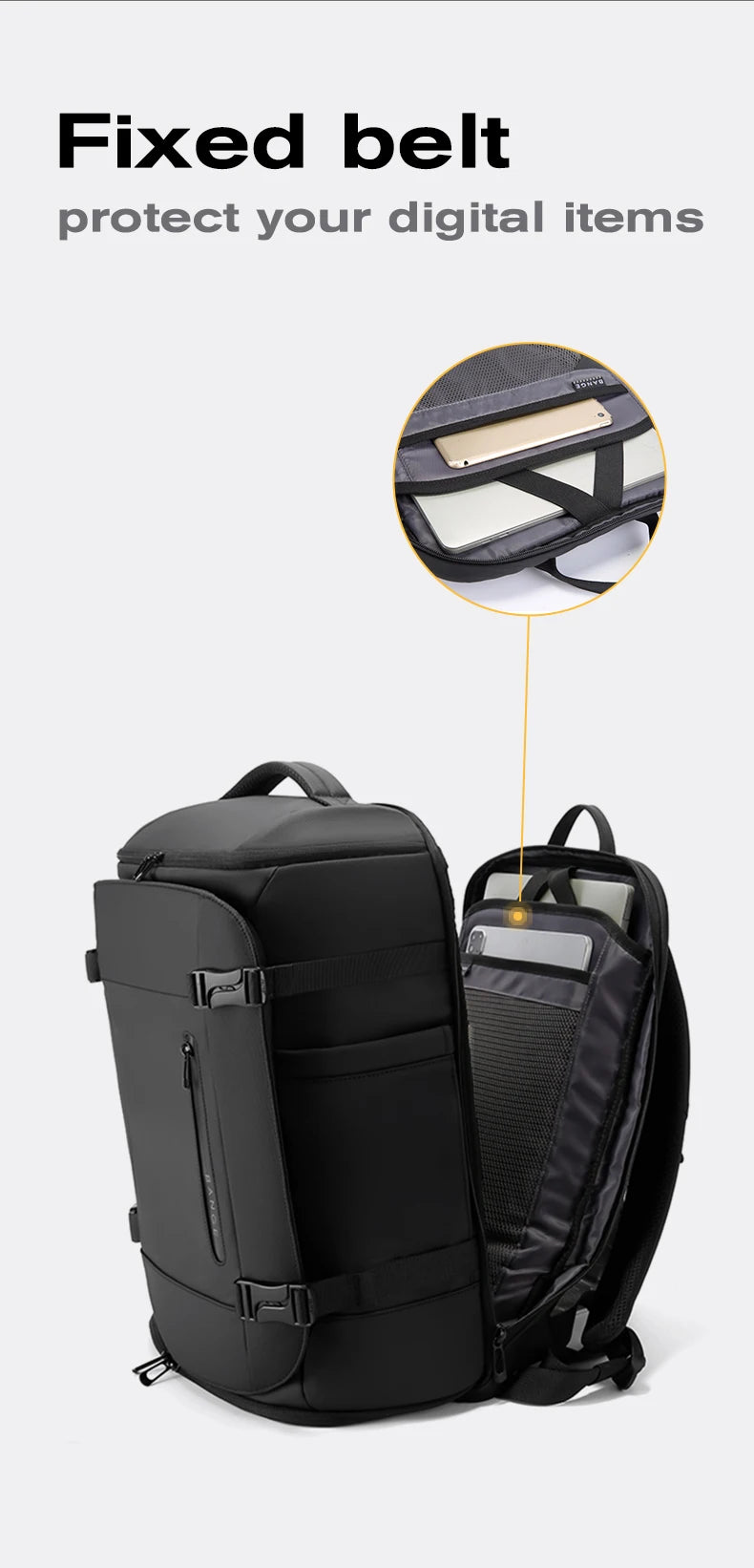 Sac à Dos Bange BG-3029 – 20-35L en Oxford Étanche | Homme Élégant & Urbain