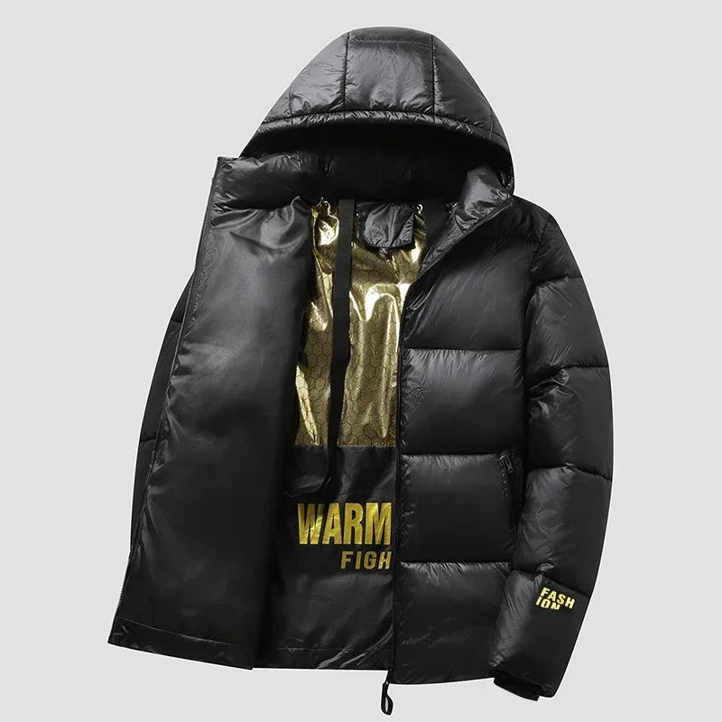 Parka d'hiver pour hommes, manteaux de luxe, mode, nouvelle Section, décontracté, épais, en coton, vêtements d'extérieur, coupe-vent, vestes chaudes, 2023