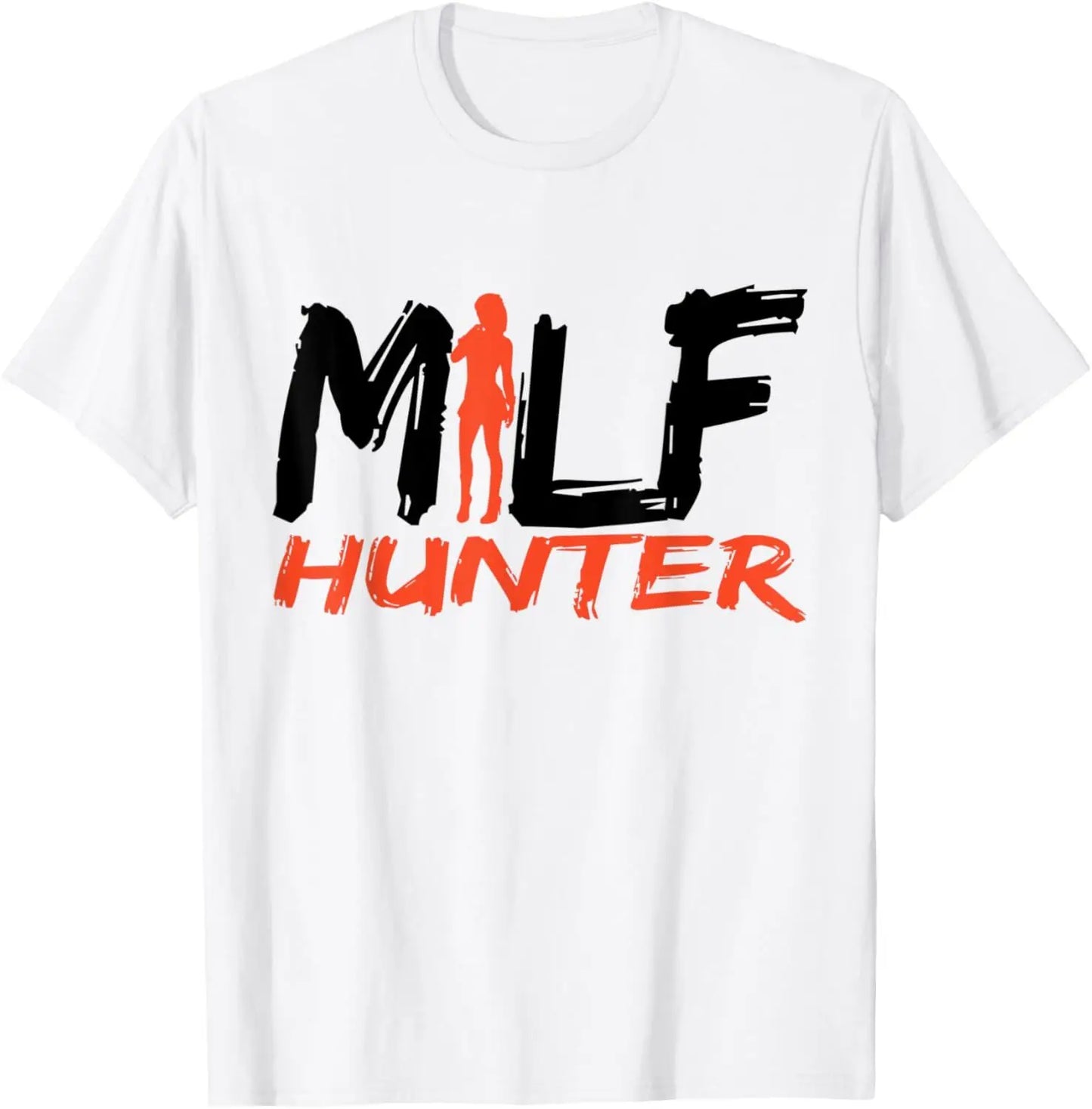 Chasseur de MILF-T-shirt humoristique pour homme, humoristique et humoristique, humoristique et humoristique