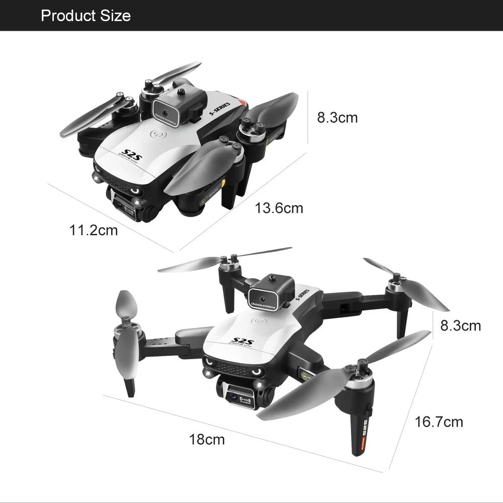 Drone LSRC-S2S - Quadcopter Professionnel HD 8K