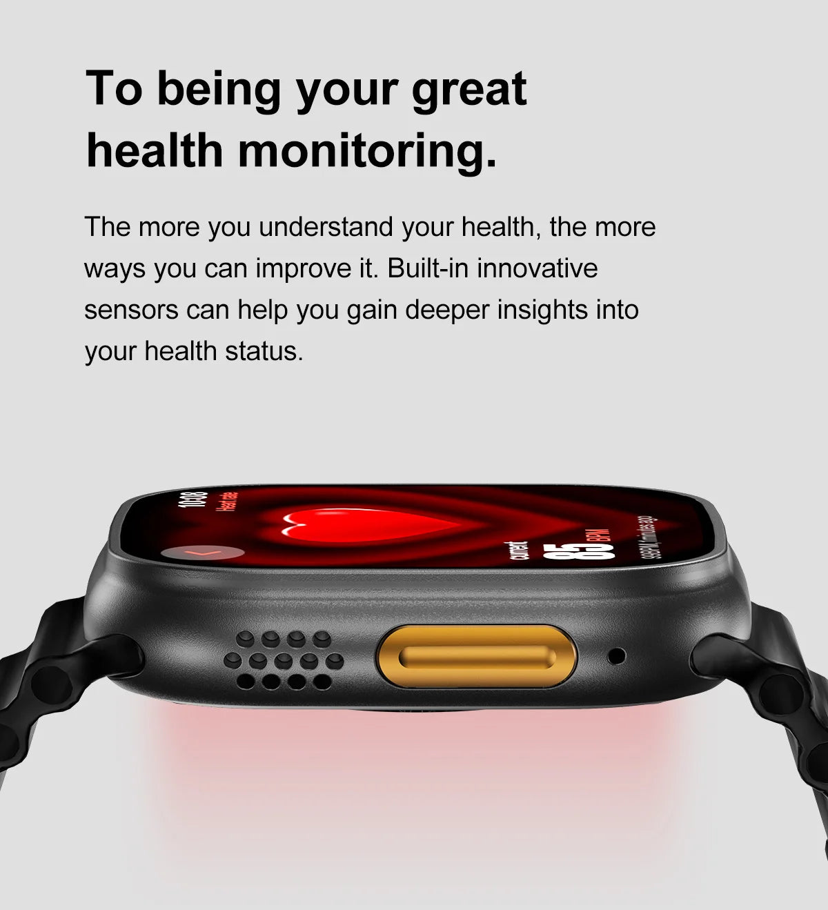 Montre Connectée GUHUAVMI Apple Watch Ultra 2 – AMOLED, Suivi Santé, Multi-Sports, IP67