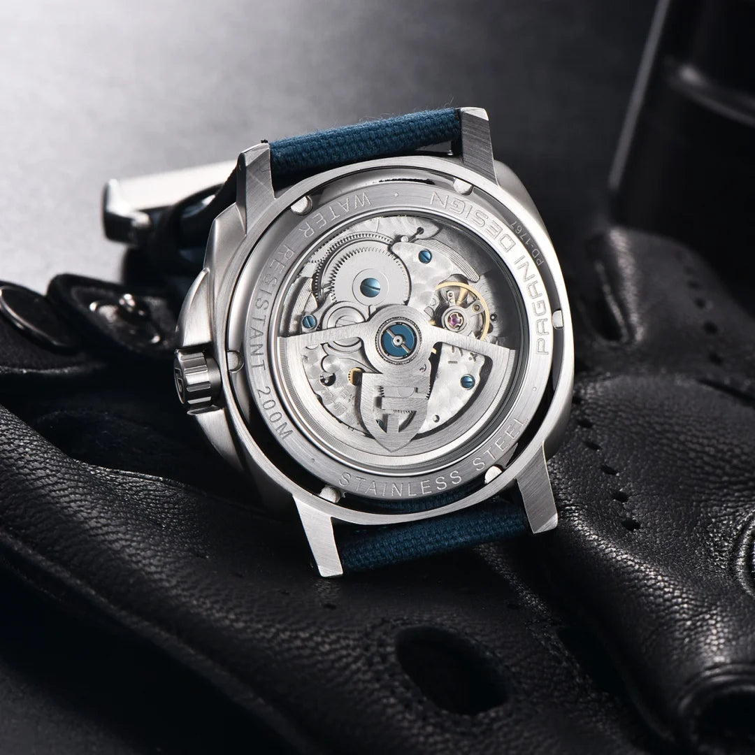 PAGANI Design New Men Automatic Mechanical Watches Diver Watch For Top Brand Luxury 200M Waterproof AR Sapphire Watch for Men
