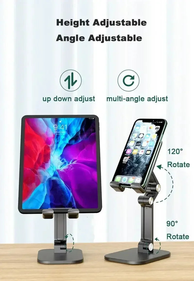 Support de téléphone portable de bureau pour IPhone IPad Xiaomi support de tablette de bureau pliable réglable support de téléphone portable de Table universel