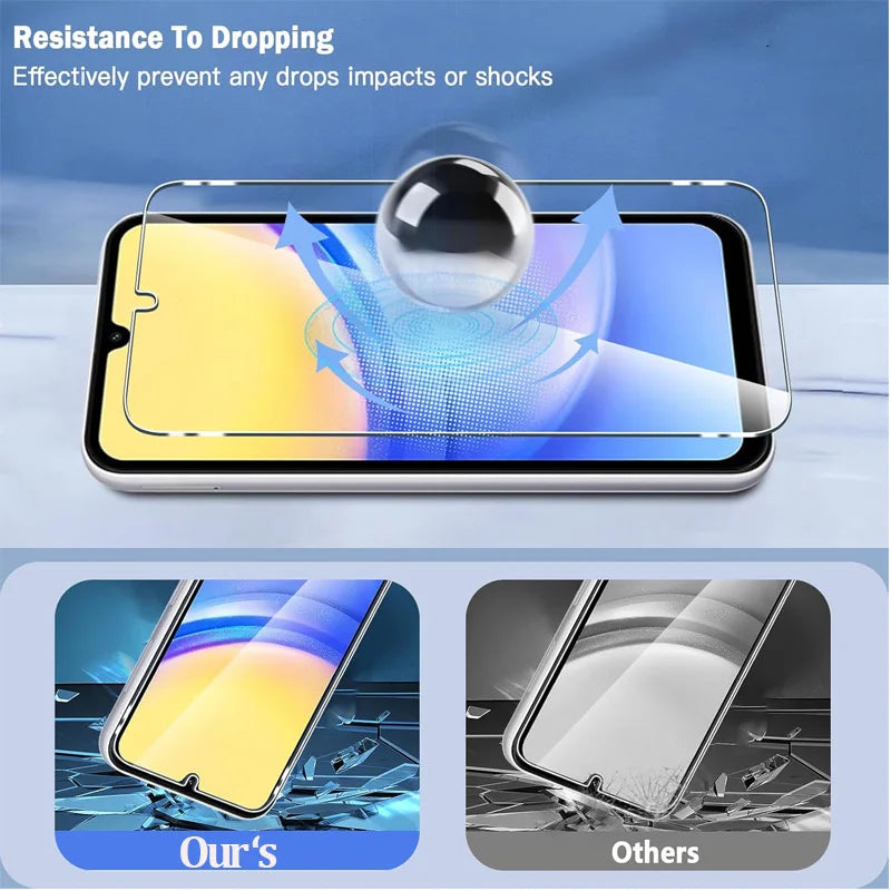 Protecteur d'écran, 3 pièces, verre trempé HD, pour Samsung A03 A12 A13 A14 A15 A21S A22 A30 A31 A32 A33 A34 A35 5G