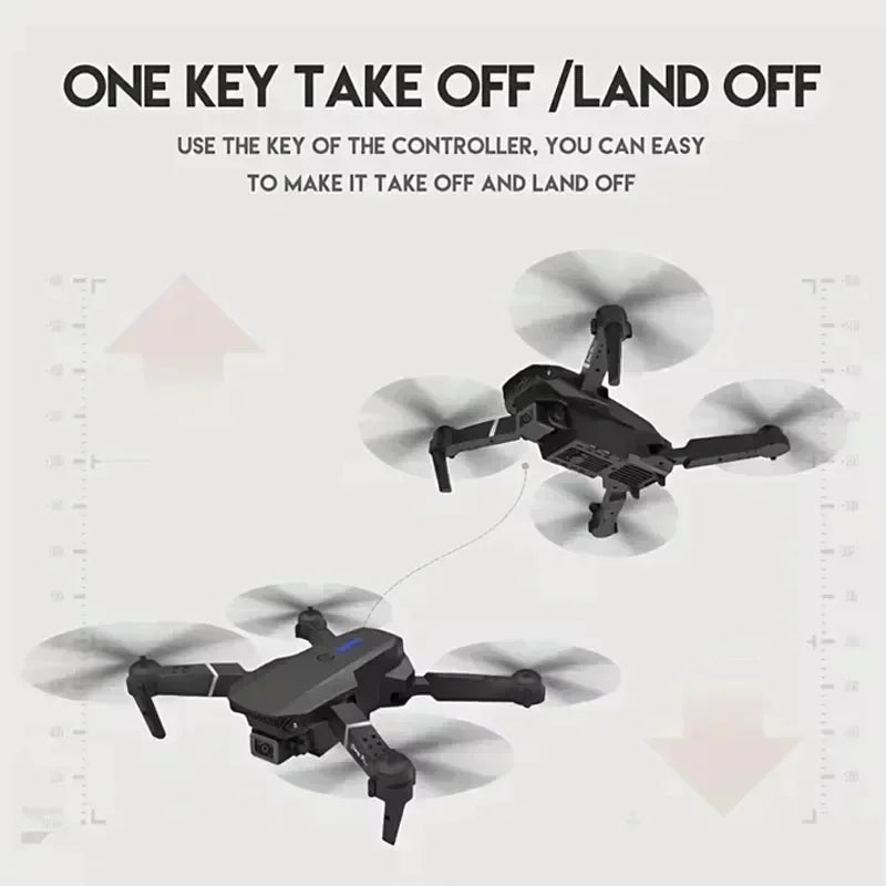 Drone E88 Pro RC - Quadcopter Professionnel 4K