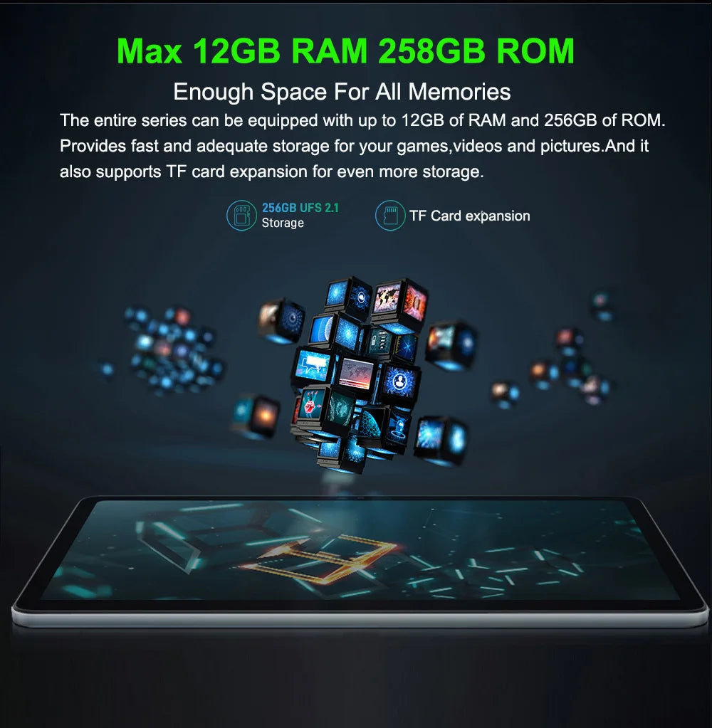 Tablette Nenmoen Mpad14 – 14,1" FHD, 6/12GB RAM, 256GB, Android 12, 4G LTE