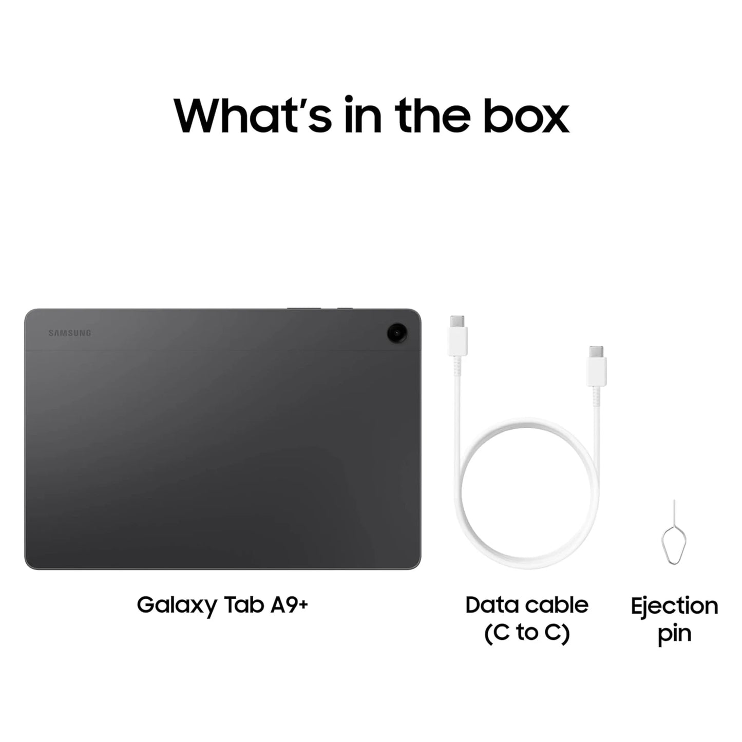 Tablette Samsung Galaxy Tab A9+ – 4+64GB, Android 12, Écran 11", Quad Speakers