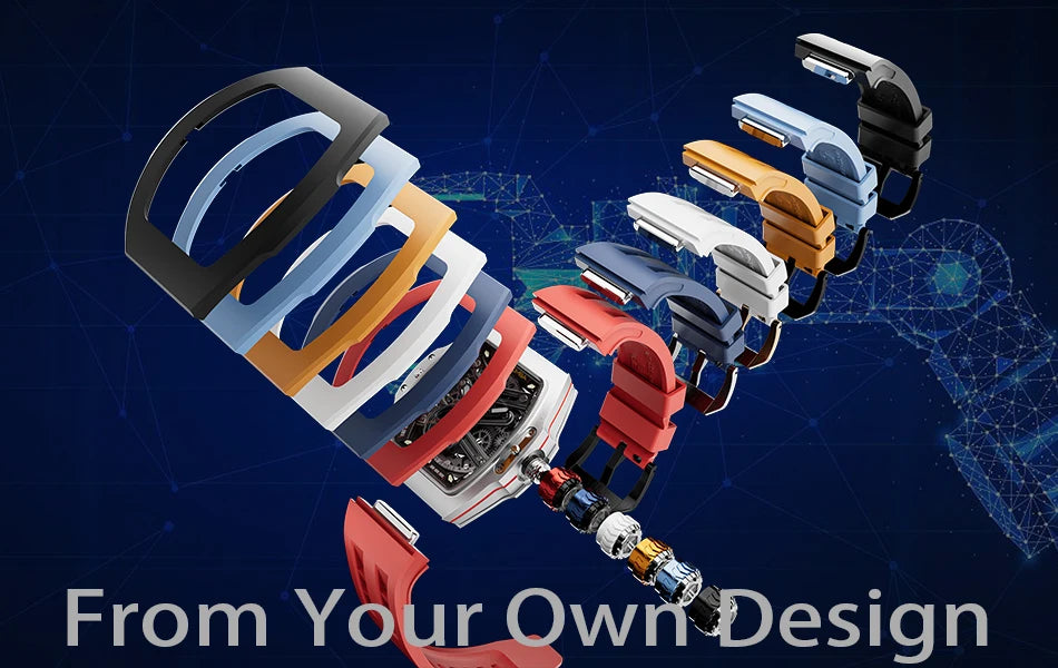 TSAR BOMBA TB8218 lnterchangeable Automatic Watch fo Men DIY Wristwatch Mens Mechanical Watch Set