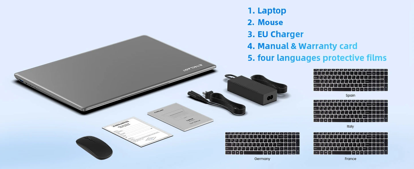💻 Teclast F17Plus – Ordinateur portable 17.3" IPS, Intel N95, 16GB RAM, 512GB SSD