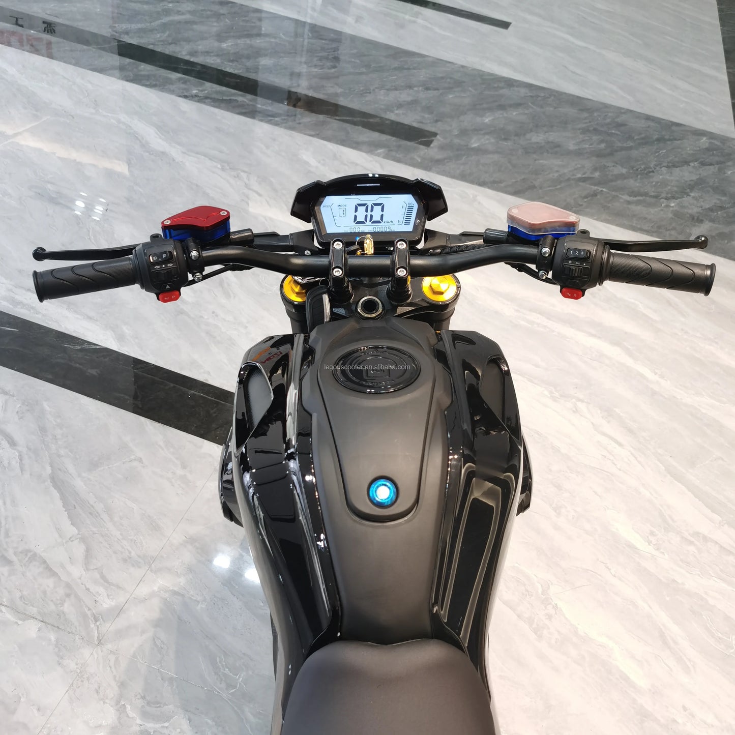 Moto électrique LEGOU V9 – 72V, 3000W/5000W/8000W, 140 km d’autonomie, 110 km/h 🚀