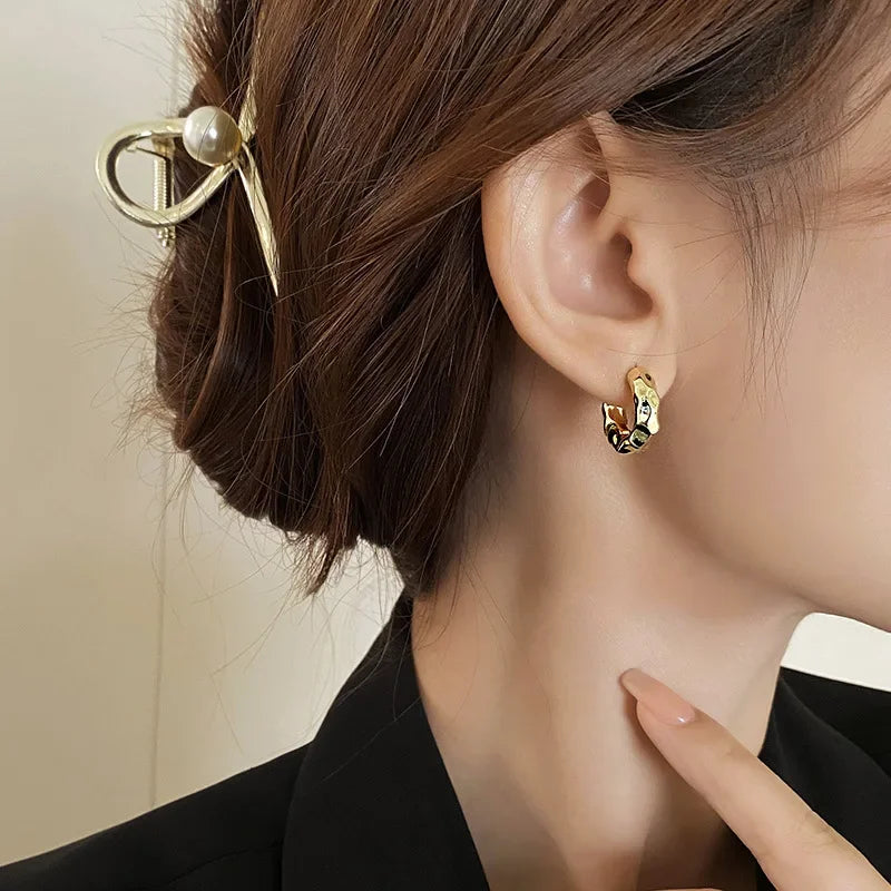 Boucles d'oreilles circulaires en argent Sterling 925 pour femmes, cerceau d'oreille en argent véritable, tendance, nouvelle collection, offre spéciale