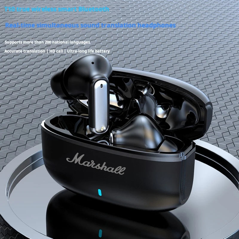 🎧 Écouteurs Sans Fil Marshall BT AI – Traduction et HiFi Stéréo