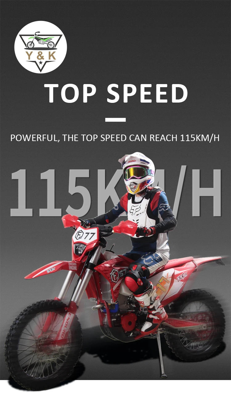 đïž Dirt Bike 300cc YIKU-DB09 â Puissance et AdrĂ©naline Off-Road