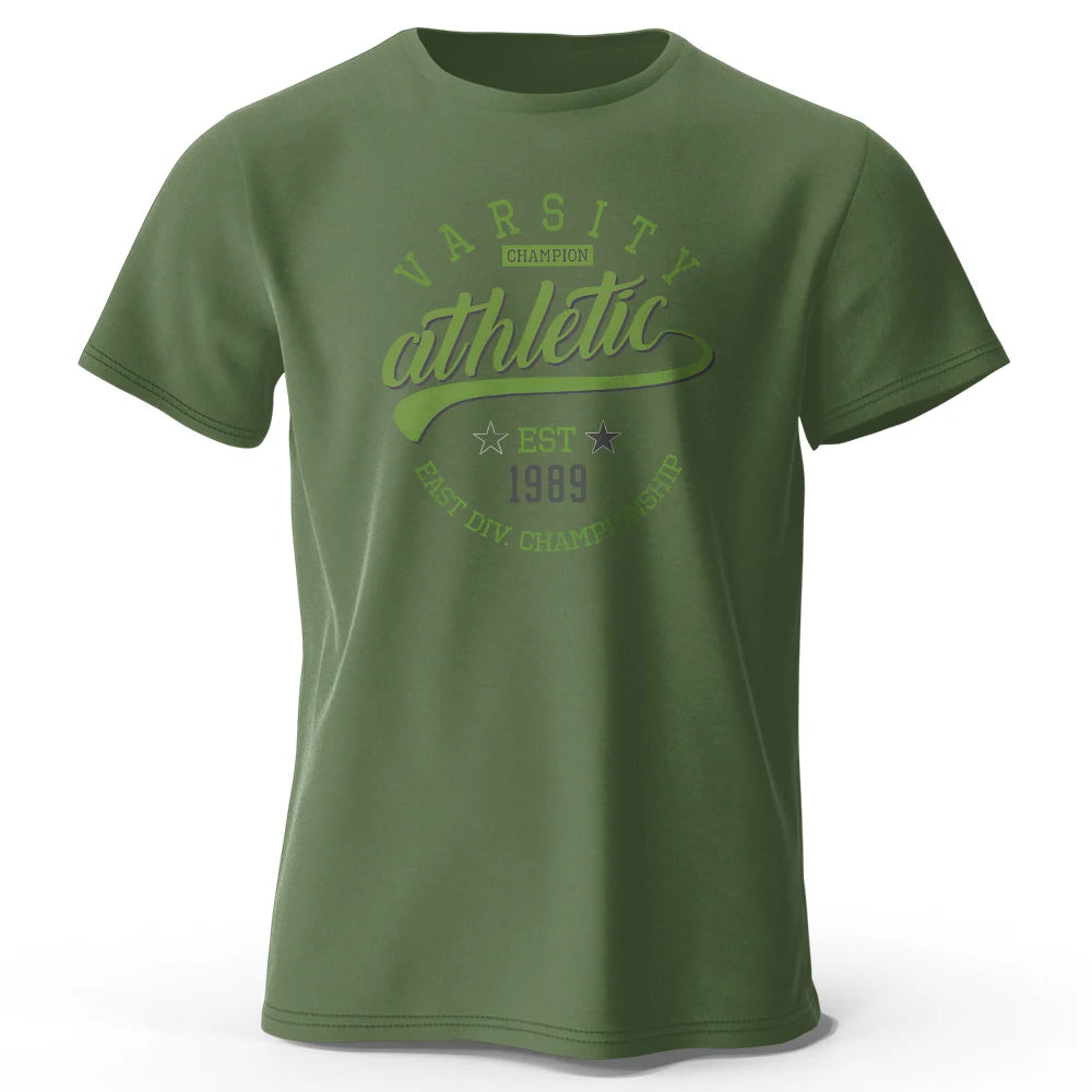 T-shirt Homme BOLF – 100% Coton Peigné, Style Sport et Casual