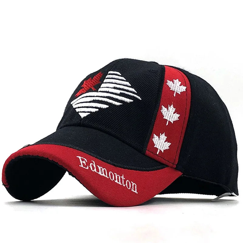 Casquette de Baseball Brodée Canada – Unisexe, Haute Qualité, Ajustable, Protection Solaire
