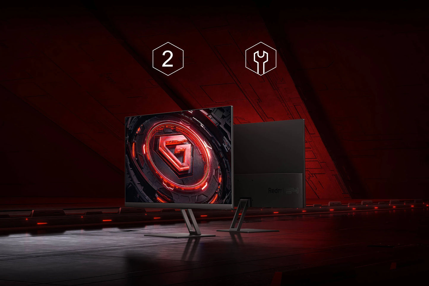 NEW Xiaomi Redmi Gaming G24 Monitor IPS Edition HDR 1ms 180Hz Refresh Rate Adaptive-Sync LCD Screen Three Narrow Bezels Display