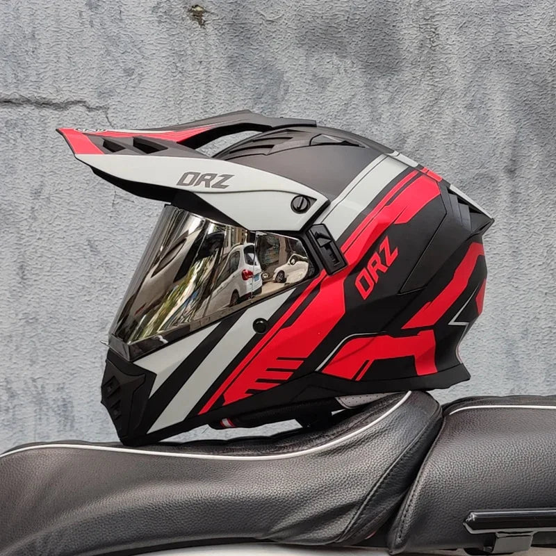 Casque Moto ORZ Intégral ABS – Certifié DOT – Léger et Sécurisé