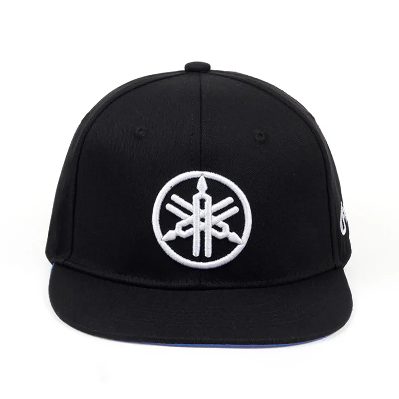 Casquette Yamaha Moto Course Unisexe Baseball Hip Hop Coton Brodée Protection Solaire