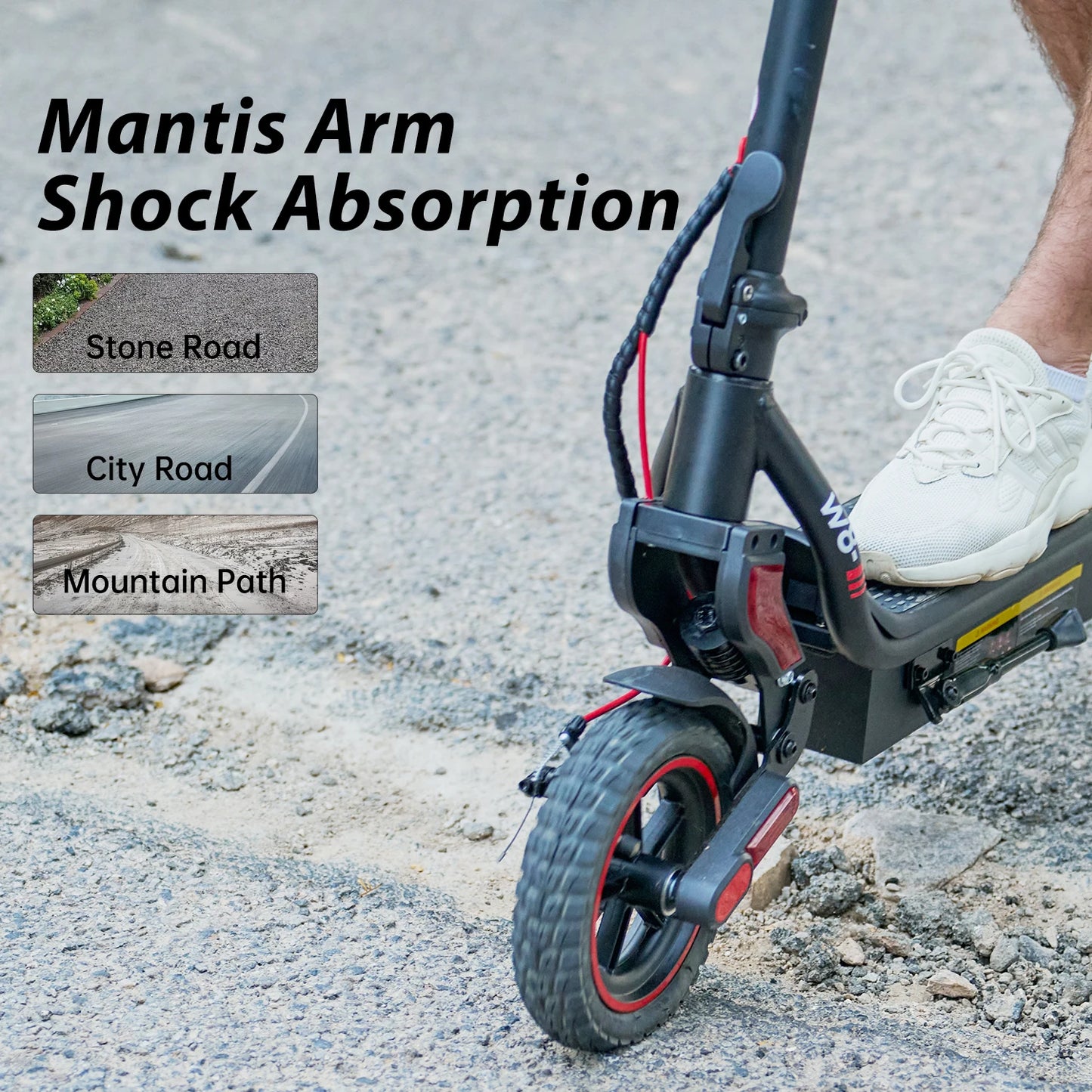 iScooter W8 – Trottinette Électrique Pliable 500W 36V | 40 km/h, 40 km d’autonomie, APP & Affichage Intelligent