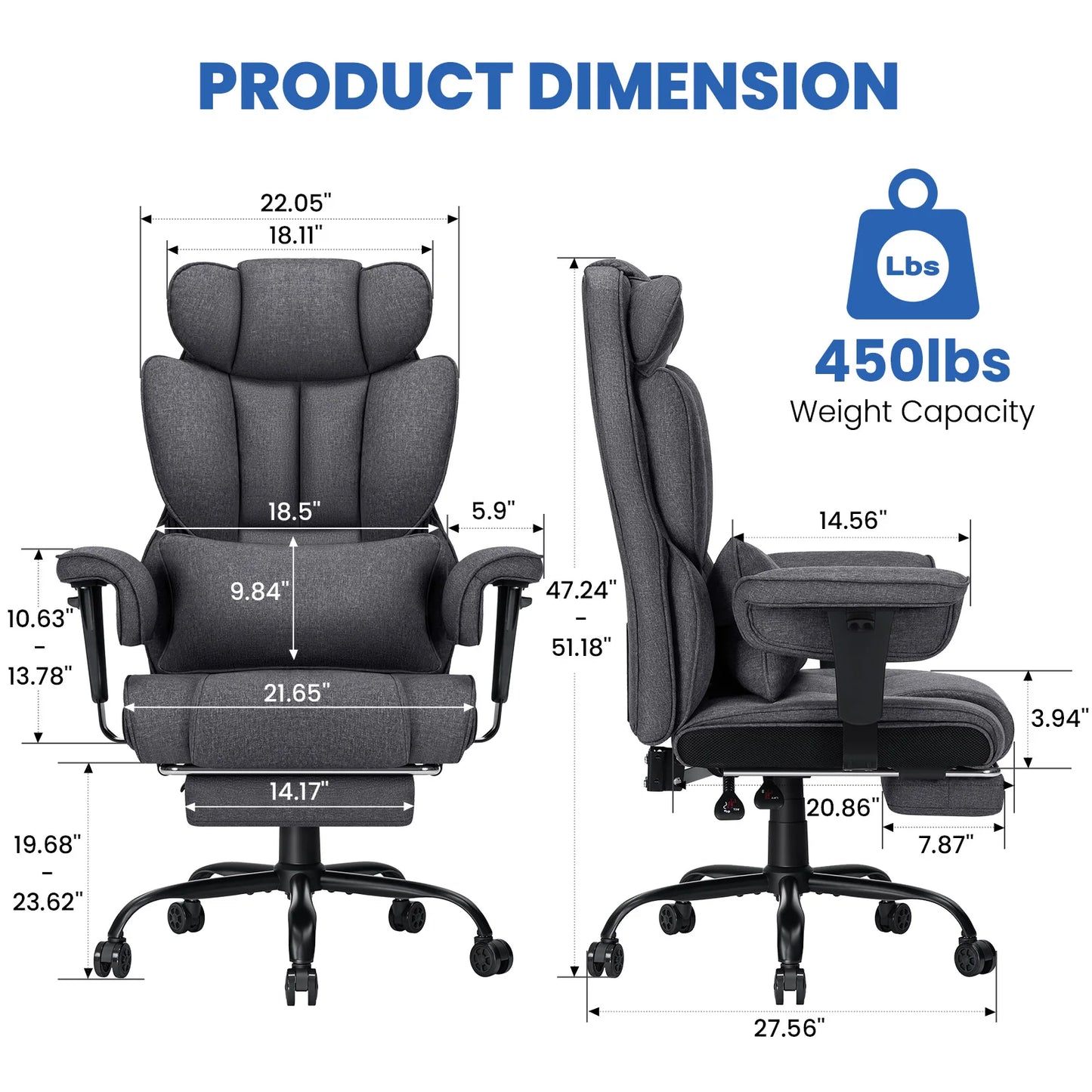 Chaise Gaming Ergonomique – Confort Ultime pour les Gamers et Télétravailleurs !