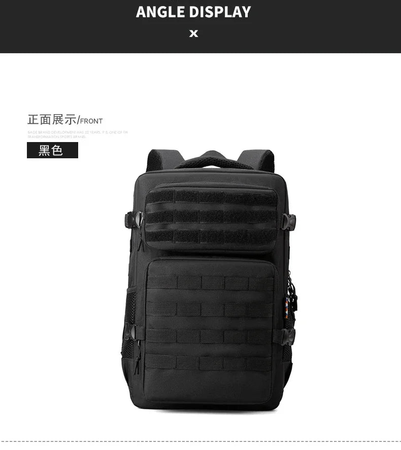 Sac à Dos Outdoor 35L – Imperméable, Anti-vol, Camping & Randonnée