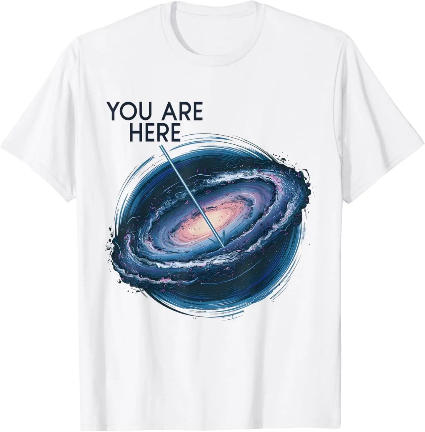 T-shirt unisexe Galaxie Astronomie, streetwear