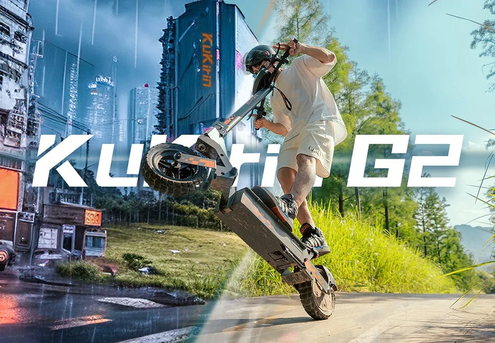 Kukirin G2 Foldable Electric Scooter, 800W Motor, 48V 15Ah Battery, 10" Tires Escooter, 45km/h Max Speed, 55km Range,Disc Brakes