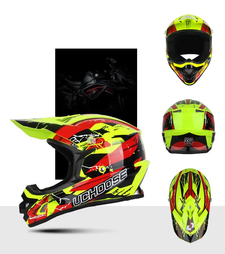 Casque de motocross classique pour hommes et femmes, casque de course, motocross, descente, hors route, rallye, endflats, adultes, femme, 2023